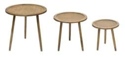 Set of 3 Round Accent Tables