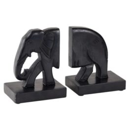 Stylish Marble Elephant Bookend