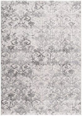 8' X 11' Cream Toile Area Rug