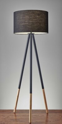 Black Tripod Floor Lamp With Shade