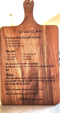 Engraved Personalized Cutting Board