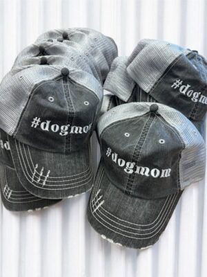 Dogmom Embroidered Trucker Hat